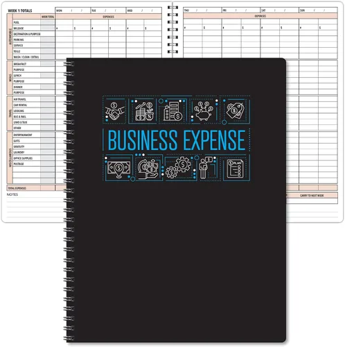 Global Printed Products Libro de gastos comerciales, 8.5" x 11"