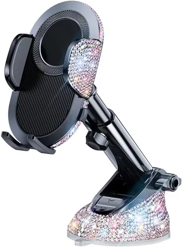 Miniatura 8 de Soporte brillante para teléfono celular para mujeres [potente succión] [estabilidad de grado de carreras de rallyes] Soporte brillante para teléfono