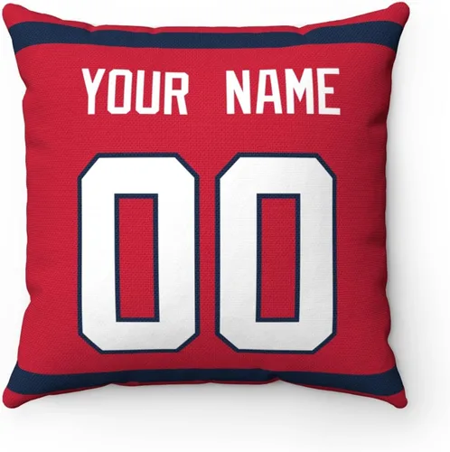 Miniatura 6 de ANTKING Almohada personalizada con cualquier nombre y número para regalo de hombres, mujeres y niños Para Nueva Inglaterra