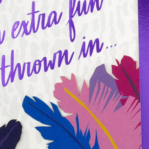 Miniatura 5 de Hallmark Tarjeta del día de la madre para tía (extra divertida) de sobrina o sobrino, tarjeta de cumpleaños de tía, pensando en ti, solo porque