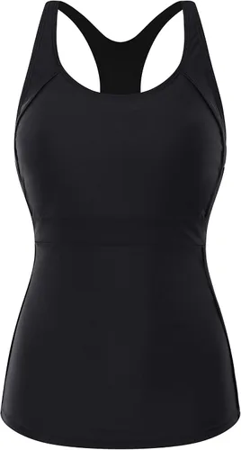 Miniatura 6 de AdoreShe Traje de baño de espalda cruzada para mujer, color negro