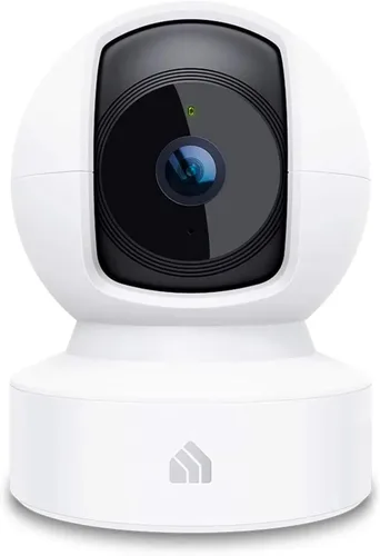 Kasa - Cámara de seguridad inteligente para interiores Pan/Tilt, cámara HD de 1080p, de 2,4 GHz con visión nocturna, detección de movimiento para el