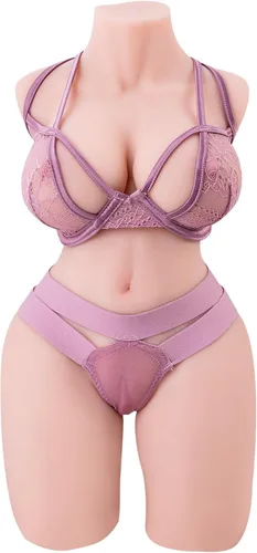 Muñeca sexual de 8 libras, muñeca de compañía para adultos de tacto suave, figura de torso de silicona con estructura flexible y embalaje discreto