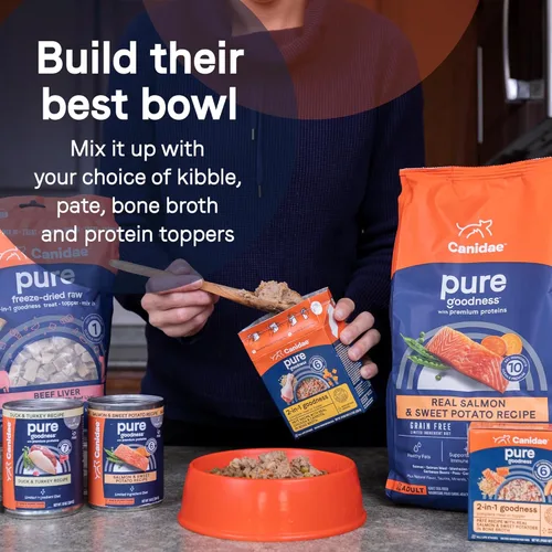 Miniatura 8 de Canidae Pure Limited Ingredient - Alimento húmedo prémium para perros, receta de cordero, pavo y pollo, 13 onzas (caja de 12), sin granos