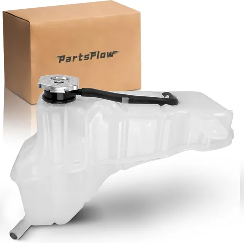 Depósito de refrigerante Partsflow con tapa y tubo para Chrysler 300 2005-2010 para Dodge Challenger 2008 2009 2010 para Dodge Charger 2006 2007