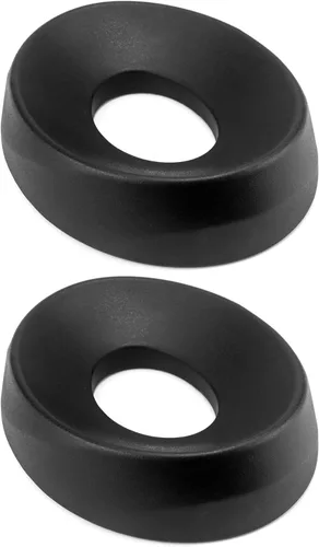 QWORK Soporte para Casco de Motocicleta, Almohadilla de Servicio para Casco, Paquete de 2 Anillos de Soporte Tipo Dona para Cascos de Motocicleta,