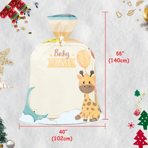 Miniatura 2 de BeeGreen Bolsa de regalo para envolver, extra grande de 55 pulgadas de alto x 40 pulgadas de ancho para regalos jumbo, bolsa de mudanza gigante