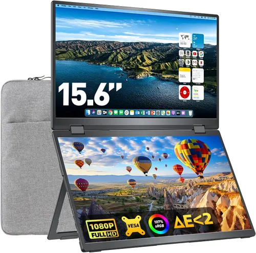 Miniatura 13 de Upperizon Monitor portátil de 16 pulgadas 2K QHD 2560X1600 145% sRGB 120Hz IPS HDR HDMI USB-C Monitor de viaje para laptop, MacBook, PC, Surface PS5