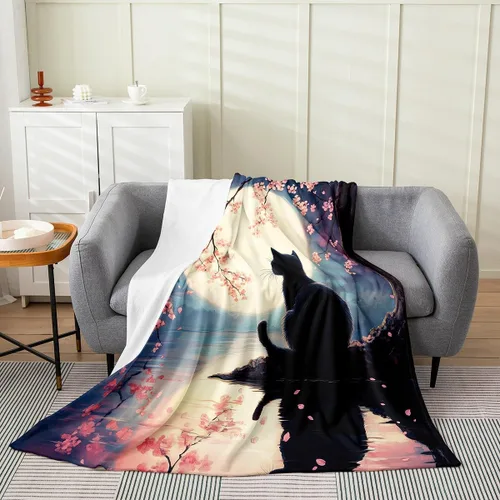 Miniatura 52 de jejeloiu Cute Mushroom Decor Plush Throw Blanket, For Kids Boys Girls 40"x50" Botanical Plants All Season,Bed Blanket Cartoon Mushrooms Flannel