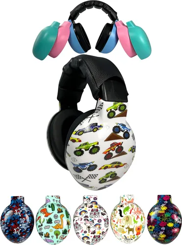 Miniatura 8 de ZIPZ Baby & Toddler Earmuffs - ANSI-Certified Noise Protection, Audiologist-Recommended, Interchangeable Shells (0-4 Yrs)