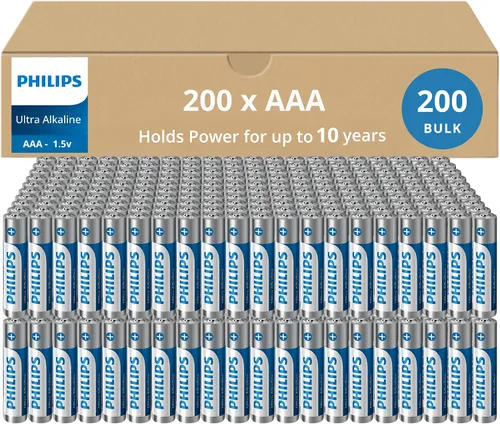 Miniatura 18 de PHILIPS Paquete de 12 pilas AA Batería doble A ultra alcalina de 1.5 V 132% más de potencia que el estándar de la industria Larga duración
