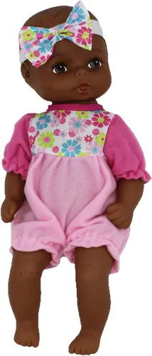 Miniatura 2 de Muñeca Goldberger Doll Baby's First de 11" Bebé Clásico Afroamericano Softina para la Hora del Baño con Piel que Se Siente Tan Real