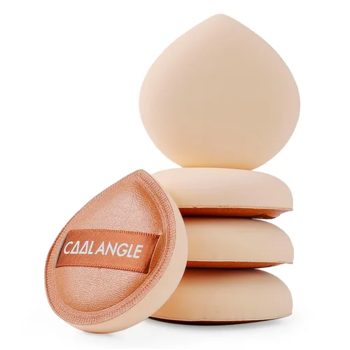 Miniatura 9 de COOL-ANGLE Paquete de 4 Esponjas de Maquillaje Rosa Para Base, Corrector y Polvo, Esponja Mezcladora Sin Látex Para Maquillaje Natural y Fácil, a2