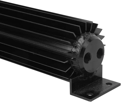 Miniatura 8 de Aramox Enfriador de doble canal de transmisión de 12 pulgadas con aletas de aluminio anodizado de transmisión de doble paso, disipador de calor
