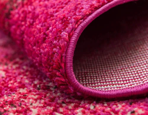 Miniatura 6 de Unique Loom Jardin Collection - Alfombra para múltiples áreas, abstracta, vibrante., Polipropileno, Rosado
