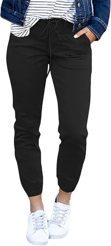 Pantalones deportivos tipo cargo recortados para mujer, cintura alta, con cordón, ligeros, pantalones de senderismo con bolsillo