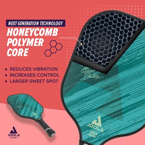 Miniatura 3 de JOOLA Pickleball Paddle Journey and Seneca – Select Fiberglass or Carbon Fiber Surface – Lightweight Paddles – Control & Power Rackets for Beginners