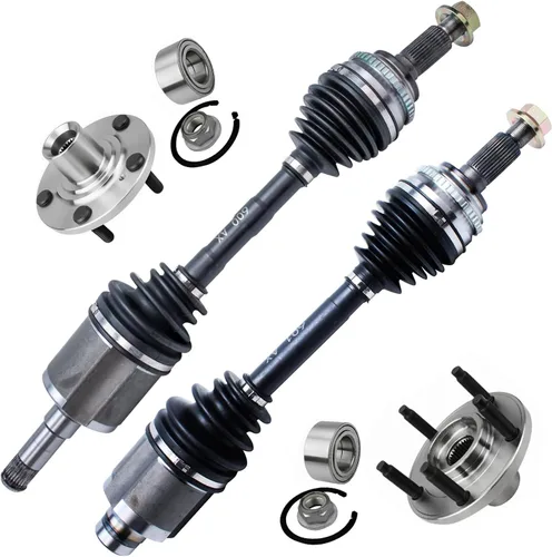 Miniatura 79 de Detroit Axle - Kit de extremo delantero RWD para Chrysler 300 Dodge Challenger Charger Upper Lower Control Arms rótulas de rodamiento de rueda Bujes