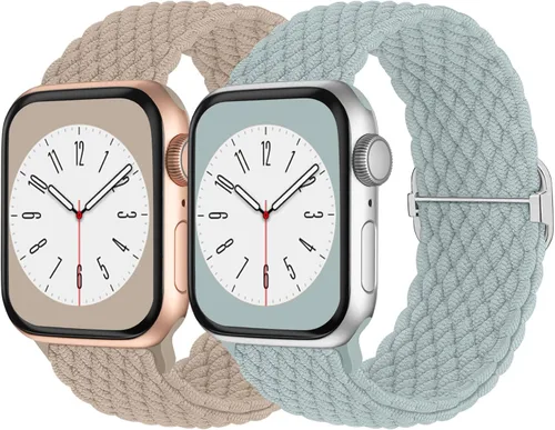 Miniatura 15 de Solo Loop trenzada compatible con Apple Watch Band de 1.496 pulgadas, 1.575 pulgadas, 1.614 pulgadas, 1.654 pulgadas, 1.732 pulgadas, 1.772