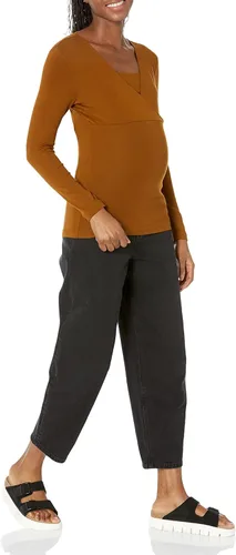Miniatura 4 de Tienda Essentials Camiseta de maternidad con cuello en V para mujer