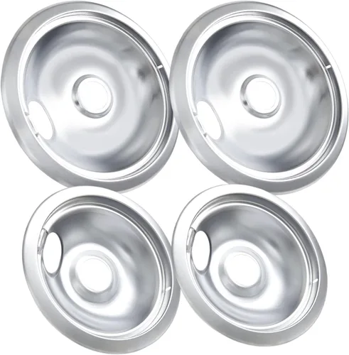 316048413 y 316048414 bandejas de goteo del quemador de estufa para estufa eléctrica - Ajuste perfecto para cocina eléctrica Frigidaire Kenmore -