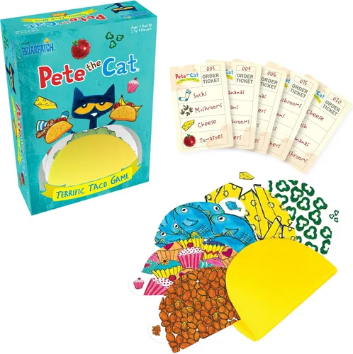 Briarpatch, Pete The Cat - Juego de tacos fabuloso, basado en libros de lectura temprana de James Dean, aprendizaje preescolar para niños