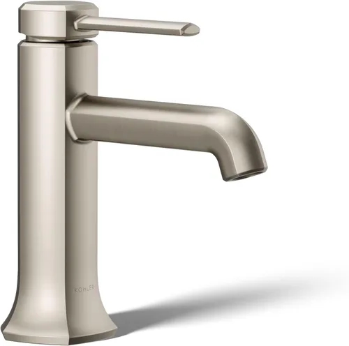 Miniatura 29 de KOHLER 27000-4K-BMB - Grifo de baño de un solo mango con montaje de drenaje emergente, grifo de lavabo de baño de un agujero, 1.0 gpm, negro mate
