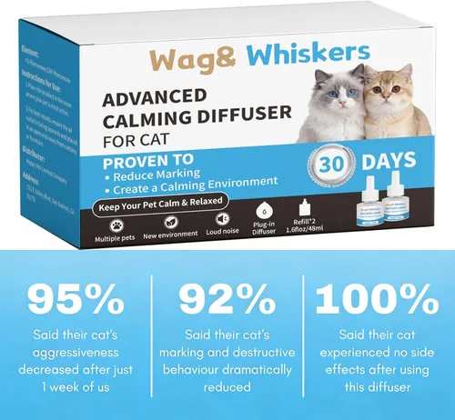 Miniatura 7 de Difusor calmante para gatos, difusor calmante de feromonas para gatos, aerosol calmante para gatos, alivio del estrés y alivio de la ansiedad para 1