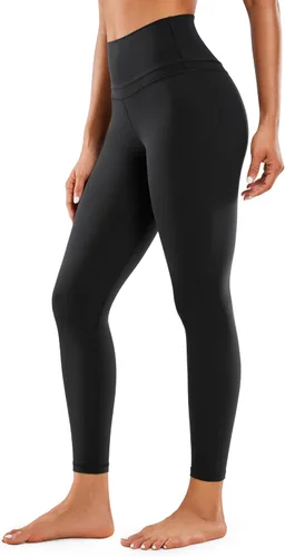 CRZ YOGA - Leggings de yoga con longitud de 78 para mujer, sensación de desnudez, pantalones ajustados con cintura alta, entrepierna de 25 pulgadas