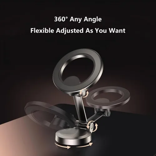 Miniatura 2 de Soporte magnético para automóvil MagSafe [rotación de 360° y 2800gf magnético], soporte magnético para teléfono para salpicadero