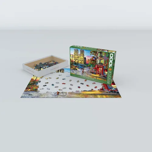 Miniatura 3 de EuroGraphics Rompecabezas de tarjetas navideñas vintage (1000 piezas), 6000-0784