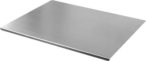 Miniatura 8 de Tabla de cortar de acero inoxidable 304 para cocina, tabla de pan grande en forma de L, tabla de cortar de doble cara para hornear, tabla de cortar