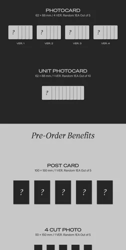 Miniatura 3 de MONSTA X Reason 12º Mini álbum CD+Photobook+Lyric book+Photocard+Tarjeta fotográfica Unidad+POB+Seguimiento (aleatorio)