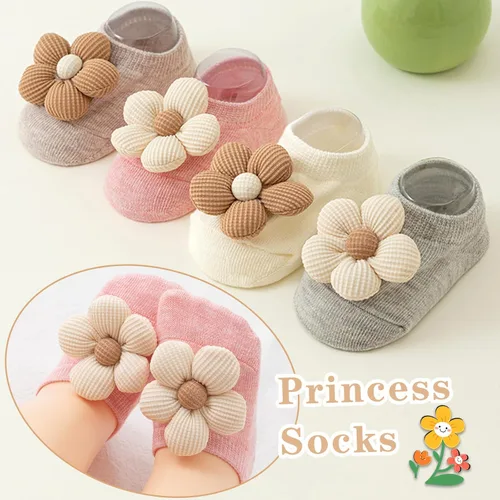 Miniatura 4 de Cotton Baby Girl Socks 0-12 Months Newborn Socks Ankle Socks for Babies Infant Socks Toddler Socks with Grippers