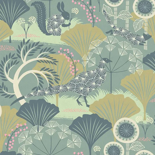 Miniatura 13 de Wudnaye Papel tapiz bohemio para despegar y pegar, papel tapiz Catus de 17.7 x 118.1 pulgadas, papel tapiz floral vintage para despegar y pegar