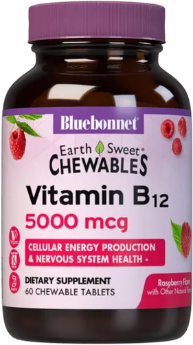 Miniatura 9 de BlueBonnet Nutrition Earth Sweet Vitamina B12 1000 mcg y ácido fólico 400mcg – Salud cerebral y vitaminas energéticas para mujeres y hombres