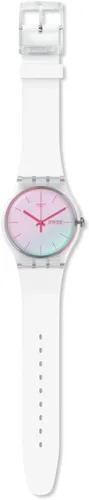Miniatura 2 de Swatch Nuevo Gent Biosourced Reloj Unisex Casual Plástico Blanco Cuarzo Impermeable Polawhite