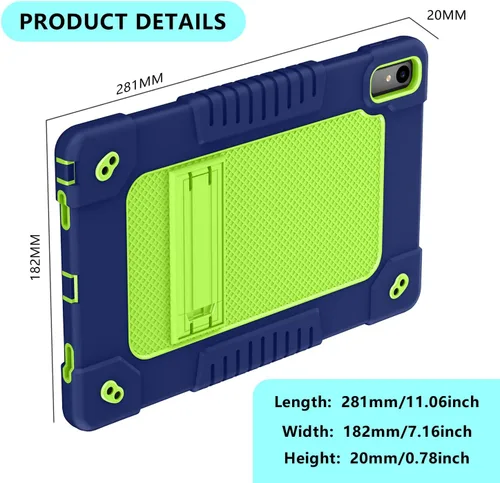 Miniatura 4 de Funda para Lenovo Tab P11 de 2ª generación, para Lenovo Tab P11 Gen 2, correa de hombro híbrida a prueba de golpes para niños, funda protectora