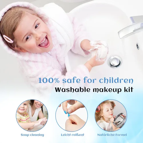 Miniatura 5 de Juegos de maquillaje para niñas – Maquillaje para niños de 8 a 12 años, Maquillaje para Niñas, kit de maquillaje de juego, los mejores juguetes