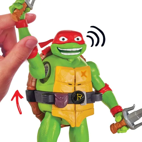 Miniatura 2 de Teenage Mutant Ninja Tortugas: Mutant Mayhem 5.5" Raphael Deluxe Ninja Shouts Figura por Playmates Toys