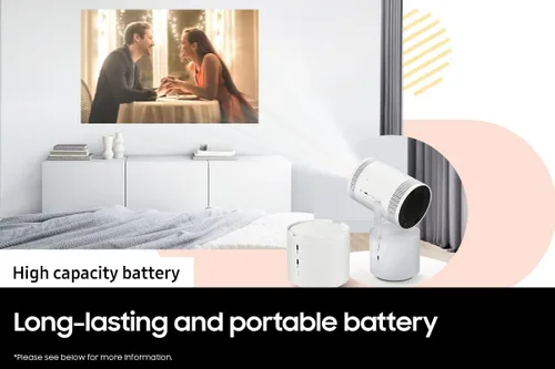 Miniatura 4 de SAMSUNG La base de batería Freestyle para proyector portátil inteligente, uso conveniente, carga de energía para cine en casa y entretenimiento