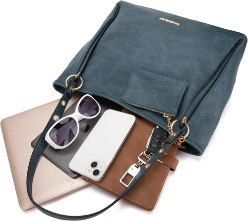 Miniatura 5 de Montana West Bolso de mano para mujer, bolso de hombro con bolsa extraíble para monedas