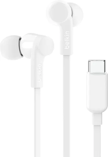 Miniatura 11 de Belkin SoundForm - Auriculares con cable con conector USB-C, auriculares intrauditivos con micrófono, auriculares USB-C para iPhone 17, iPhone 16