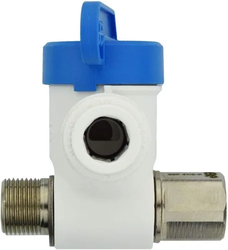 Miniatura 8 de John Guest Speedfit Válvula adaptadora de tope angular de 1/2 x 3/8 x 1/4 pulgadas, empuje para conectar accesorios de plomería de plástico