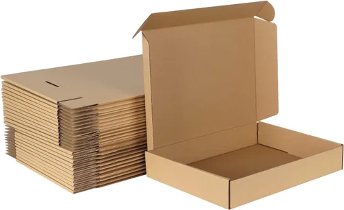 Miniatura 14 de MEBRUDY Cajas de envío de 4 x 4 x 2 pulgadas, paquete de 100 unidades, pequeñas cajas de cartón corrugado para enviar por correo, embalaje de Marrón