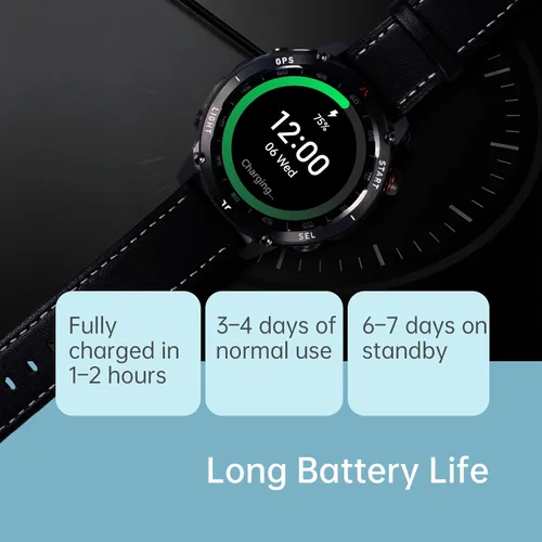 Miniatura 9 de Reloj inteligente para hombres y mujeres, llamada Bluetooth, pantalla táctil de 1.43 pulgadas, rastreador de actividad física con frecuencia