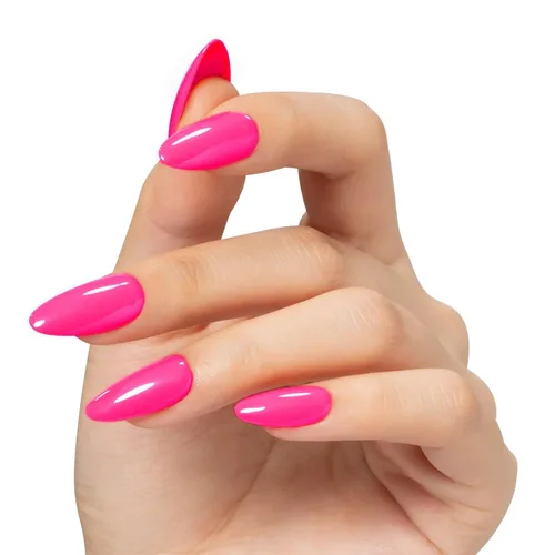 Miniatura 3 de MAYCHAO Esmalte de uñas de gel rosa intenso de 0.5 onzas líquidas, 1 unidad de esmalte de gel rosa brillante, esmalte de uñas que se absorbe con luz