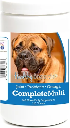 Miniatura 36 de Healthy Breeds Boxer todo en uno multivitamínico suave masticable 120