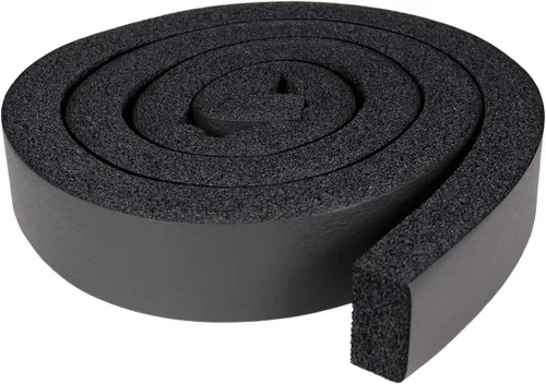 LBG products Tira aislante de espuma para aire acondicionado de ventana, 2 pulgadas de ancho x 1 pulgada de grosor, cinta de espuma de CA para