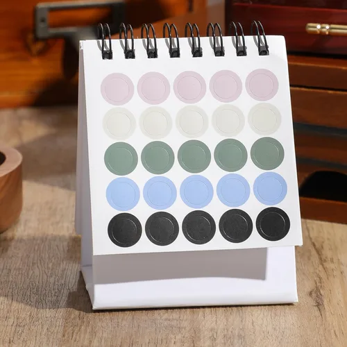 Miniatura 9 de Mini calendario de escritorio 2026-2027 - enero de 2026 hasta junio de 2027, calendario de escritorio pequeño, mini calendario diario de 8.82 oz/m²